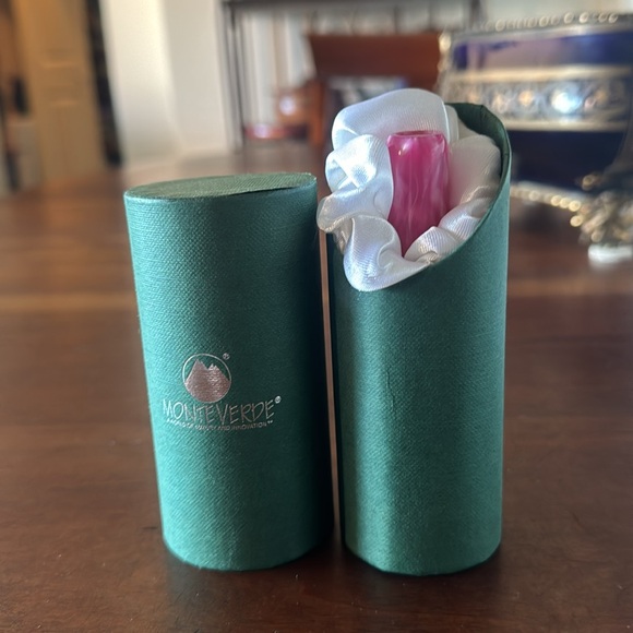 Monteverde Lipstick Ballpoint Pen Acrylic “Tickled Pink” 35040 - Picture 4 of 6